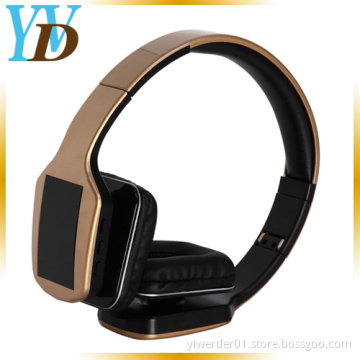 Portable Fashionable Wireless Microphone Foldable Bluetooth Headphone with TF FM (YWD-T9)